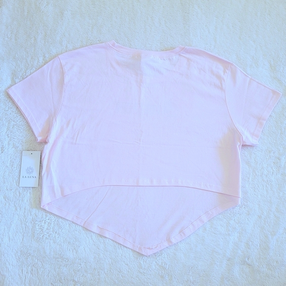 La Luna🌙 "Amour"♥️ Rhinestone Tee👕 - NWT - Picture 2 of 14